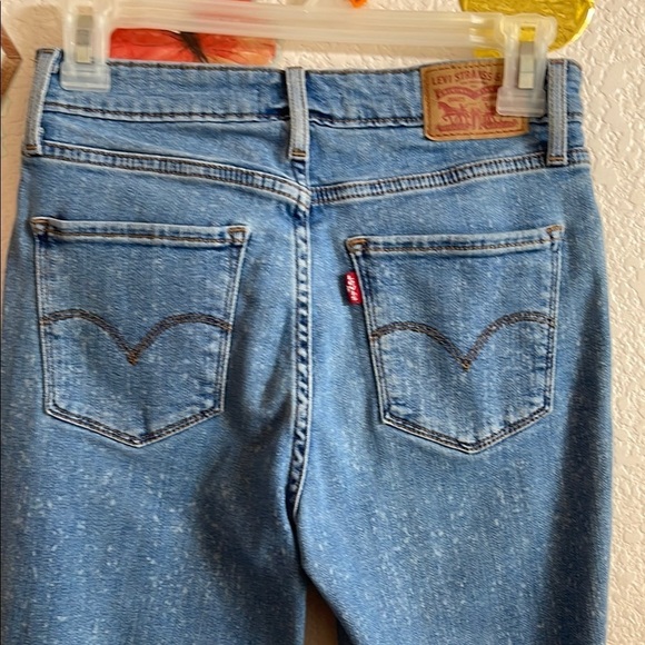 Levi's Blue High Rise Jeans Slim Fit - Picture 4 of 11